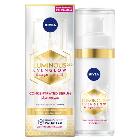 NIVEA Luminous 630 Even Glow Anti Dark Spot Concentrated Face Serum 30ml