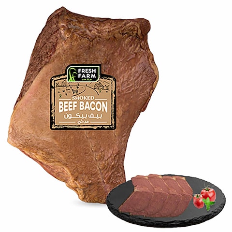 Fresh Farm Smoked Beef Bacon - 1 kilo