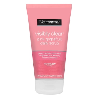 Neutrogena Visibly Clear Pink Grape Fruit Facial Scrub 150ml
