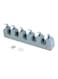 Vander Life Plastic Wall Mounted Mop Organizer Grey