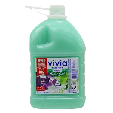 Vivia Refill Creamy Handwash Herbal Crush 1L