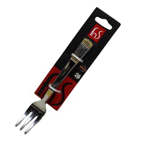 Fns J C/Fork 24Kt Gold 2Mm 6Pc
