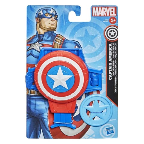 Hasbro F0522 Marvel Captain America Shield Gauntlet Disc Blaster