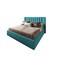 In House Palermo Velvet Bed Frame - Queen - 200x140 cm - Turquoise