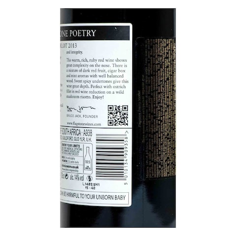 Flagstone Poetry Merlot Red Wine 750Ml