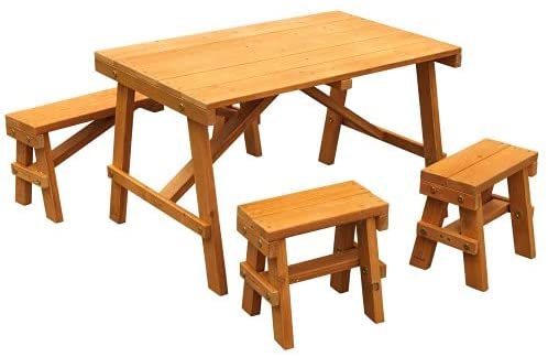 Kidkraft Outdoor Picnic Table Set Amber, 10264