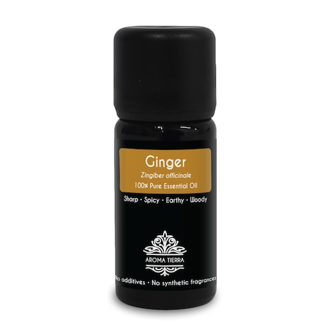 Aroma Tierra - Ginger Essential Oil - Aroma Tierra - 100% Pure &amp; Natural - 10Ml