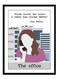 Spoil Your Wall The Office Pam Beesly Quotes Poster With Frame Multicolour 30 x 40cm
