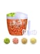 Generic Manual Vegetable Chopper White/Clear 0.9L