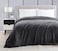 Generic Love's Cabin Flannel Fleece Blanket King Size Ash Black Bed Blanket, Extra Soft Double Side Fuzzy &amp; Plush Fall Blanket Couch, Fluffy Cozy Blanket For Adults Kids Or Pet