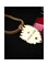 Fashion Street Lion Crown Pendant Necklace Gold