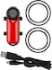 Niteize Radiant 125 Rechargeable Bike Light, Red