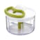 Tefal 5 Second Manual Chopper Vegetable Cutter White And Green 500ml