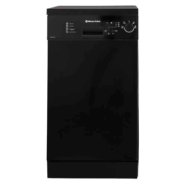 غسالة اطباق وايت بوينت، 4 برنامج، سعة 10 فرد، اسود - WPW104DB