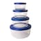 BOROSILICATE GLASS FOOD STORAGE 4PC