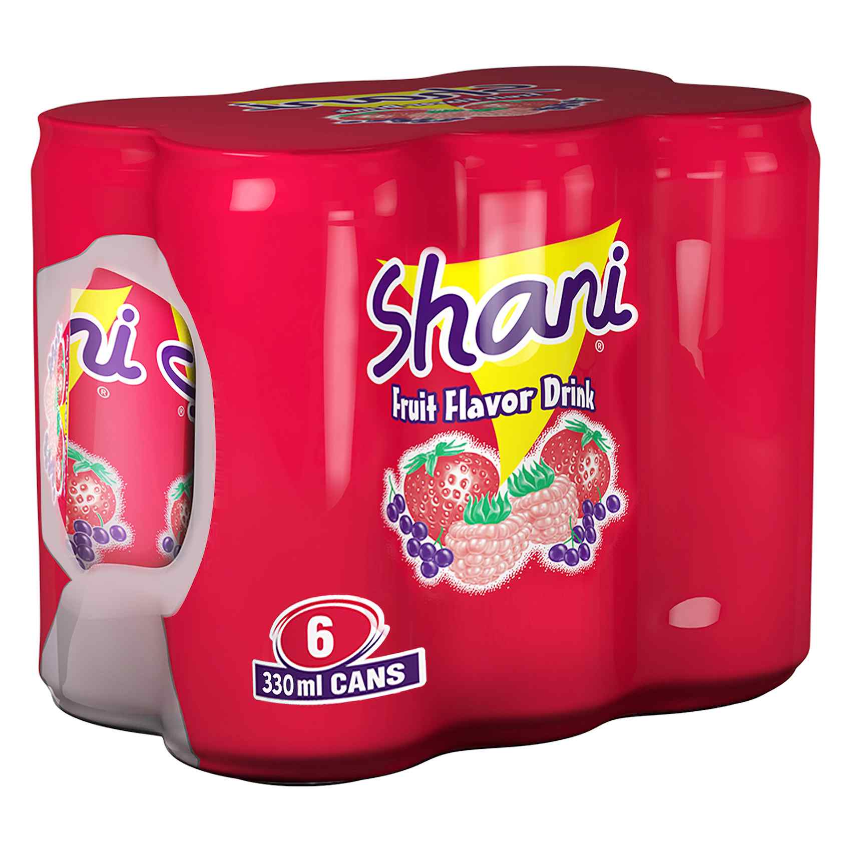 Shani Carbonated Soft Drink Cans 330ml Pack of 6