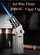 Alsaqer-Jet Flame Windproof Butane Gas Lighter/Bakhoor Charcoal Lighter/Jobon Torch Lighter/BBQ Lighter (Grey)