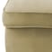 In House Chair Footstool Velvet With Elegant Design - Dark Ivory - E3