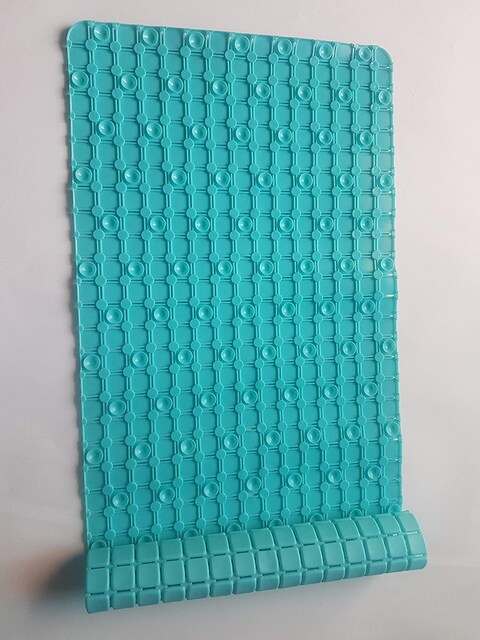 Non Slip Shower Mat Blue 78 x 35 cm