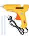 Generic Hot Melt Glue Gun 60W/100W Power Adjustable Hot Melt Glue Machine, Industrial Household Diy Yellow Gt-10 Yellow 27.5X22.0X4.5Cm