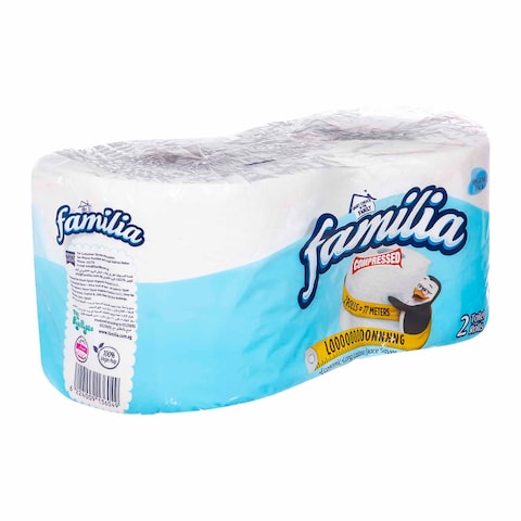 Familia Compressed Toilet Rolls - 2 Roll