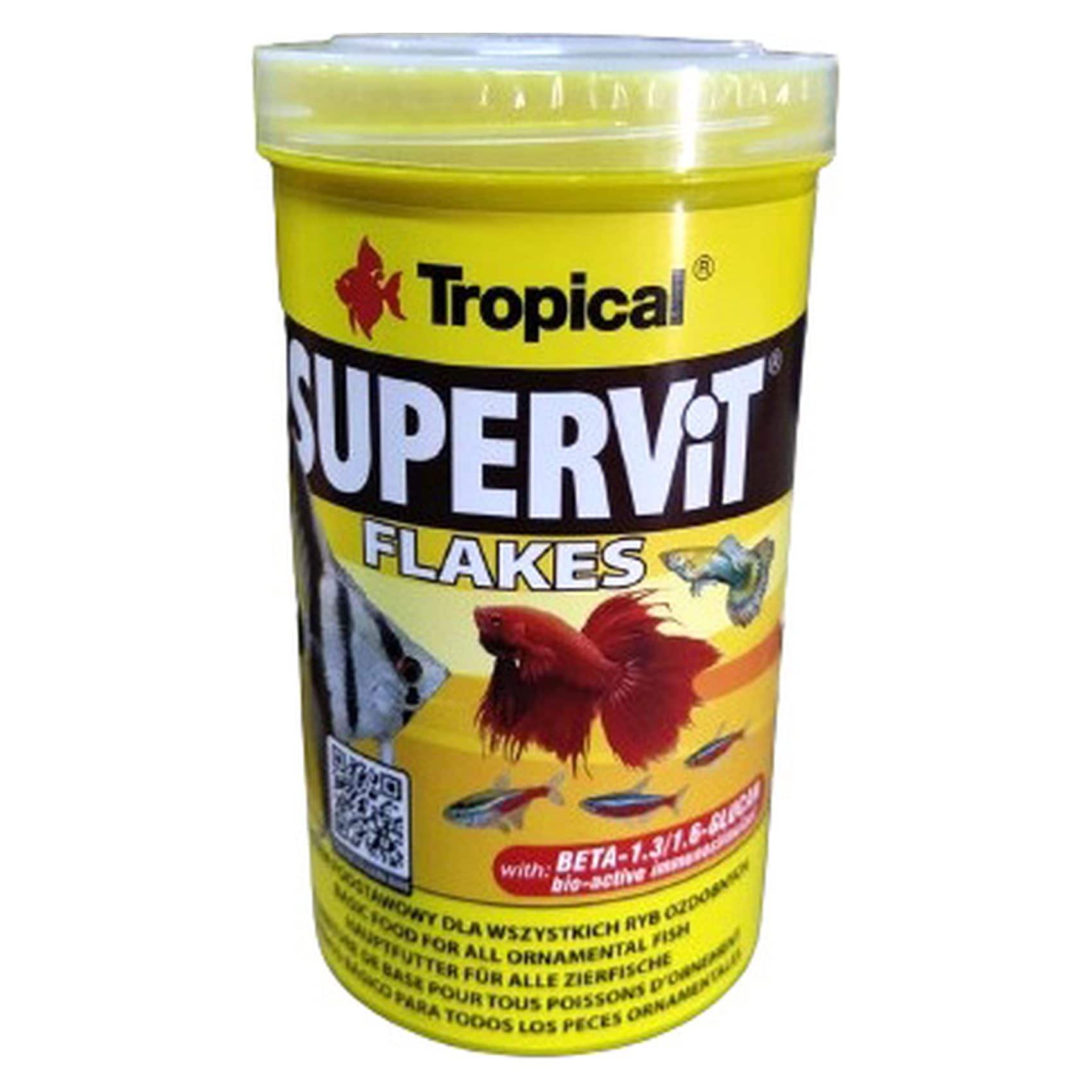 Buy Tropical Supervit Basic Flakes Fish Food 500ml Online | Carrefour UAE