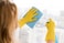 ZALCOON Household Cleaning Gloves, Professional Natural Rubber Latex Dishwashing Gloves, Reusable Kitchen  Gloves (Large)