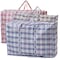 Laundry bags with Zip &amp; Handle, 3 Pack Heavy Duty Reusable Storage Bag for Clothes Moving House Grocery Shopping Bag (Small - 55 x 50 x 30 cm)