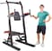 Marshal Fitness Multifunction Power Tower Pull Up Dip Station with Bench Adjustable Height for Home Gym Strength Training Fitness Equipment, Dip Stands, Pull Up Bars, Push Up Bars-Mf-9402