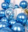 Metallic Chrome Balloons 50 Pcs 12 Inch Helium Shiny Thicken Latex Balloons Party Decoration (Blue)