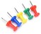 Beautiful Multi-Colour Push Pins/Board Pins/Thumb Pins (Pack of 40 Units)