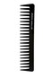 SUPERCOMB WIDE TOOTH COMB BLACK