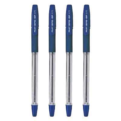 Pilot Fine Tip Ballpoint Pen 4 Piece Blue