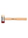 PU &amp; Nylon Head Mallet 45mm Wooden Handle YT-4633