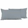 Pillow Case Plain - 50X70 cm - 2 Pieces - Grey