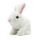 Pugs At Play Hopper Jumping Rabbit Plush Toy White