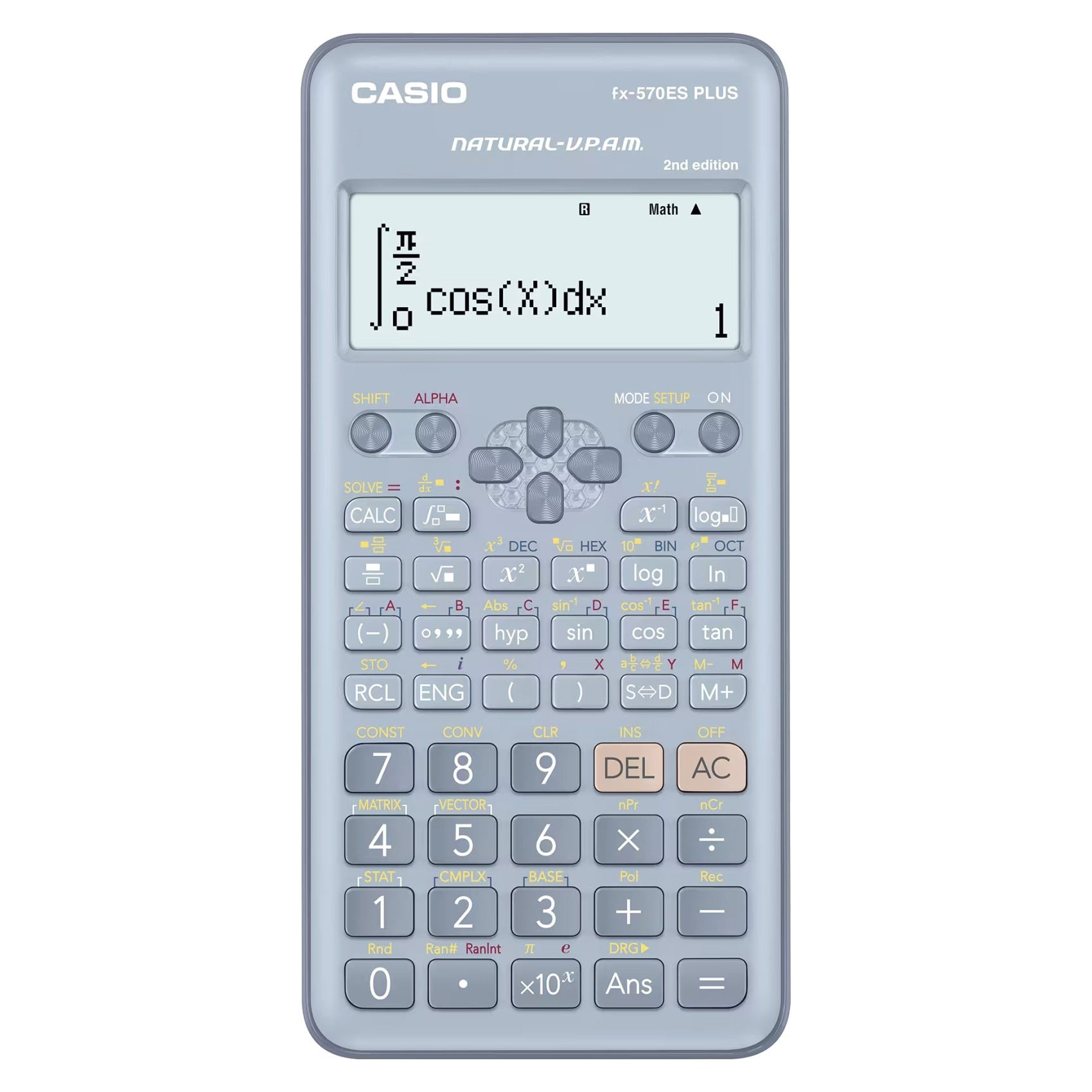 Casio FX 570ES PLUS Scientific Calculator 2nd Edition Grey Online Carrefour UAE