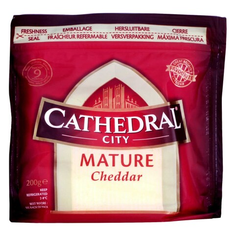 Cathedral City Mature Cheddar Cheese 200g Online | Carrefour Kuwait