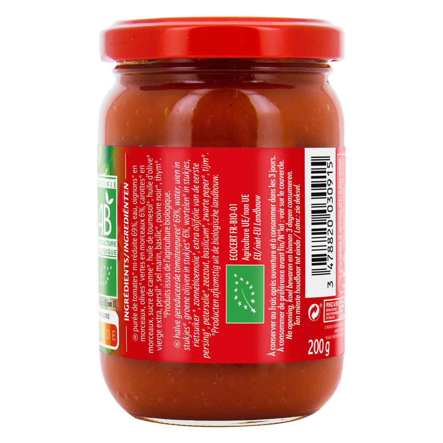 Jardin Bio Etic Tomato Sauce 190g