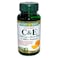 Nature's Bounty Vitamin C And E Rose Hips C 500Mg E 400IU Supplement 50 Soft Gel