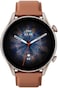 Amazfit GTR 3 Pro Ultra HD AMOLED Display Smartwatch Brown Leather