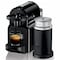 Nespresso Inissia Coffee Machine W/ Aeroccino 3 Milk Frother, D40BU-BK (700 ml)