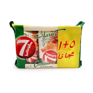 سفن دايز كرواسون بحشوة الفراولة 330 جرام