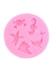 Generic Dolphin Crab Starfish Seahorse Fish Cake Mold Pink