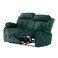 إن هاوس كرسي استرخاء مزدوج منجد بالمخمل - أخضر غامق - NZ50