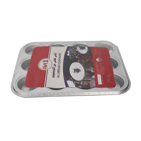 FIRST 1 ALUMINUM PLAIN CUPCAKE 12