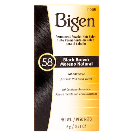 Bigen Hair Dye No. 58 Black Brown 6g
