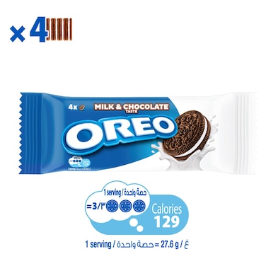 Oreo Milk And Chocolate Sandwich Biscuits 36.8g