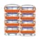 Gillette Fusion 5 Power Razor Blades Silver Orange 8 PCS