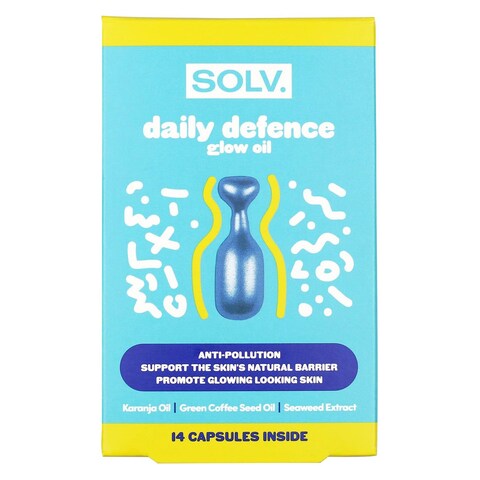 SOLV Daily Defence Glow Oil 14 Capsules